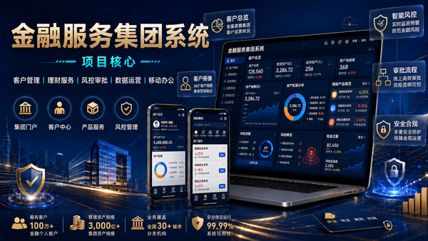 某金融服务集团系统封面图
